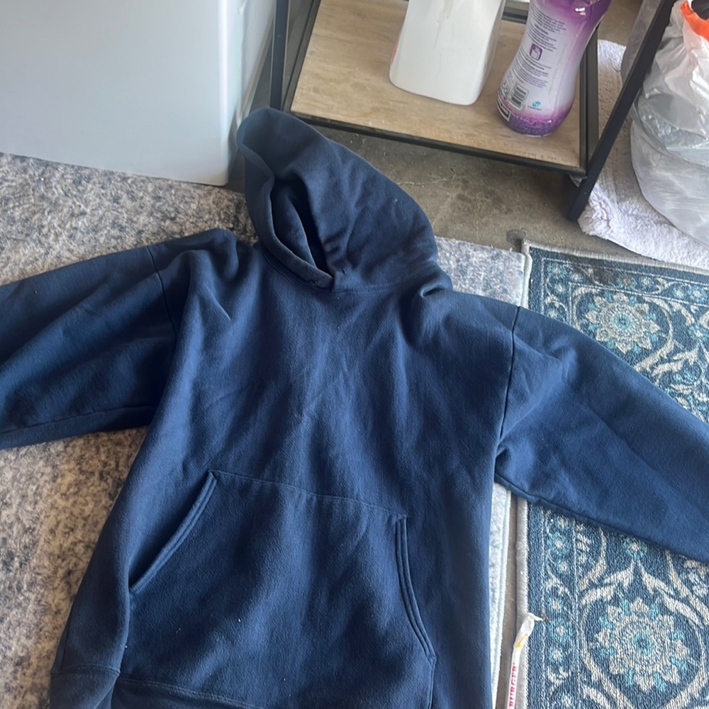 Heavy navy blue hoodie